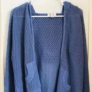 DENIM AND COMPANY PERRYWINKLE KINTTED CARDIGAN 🤍